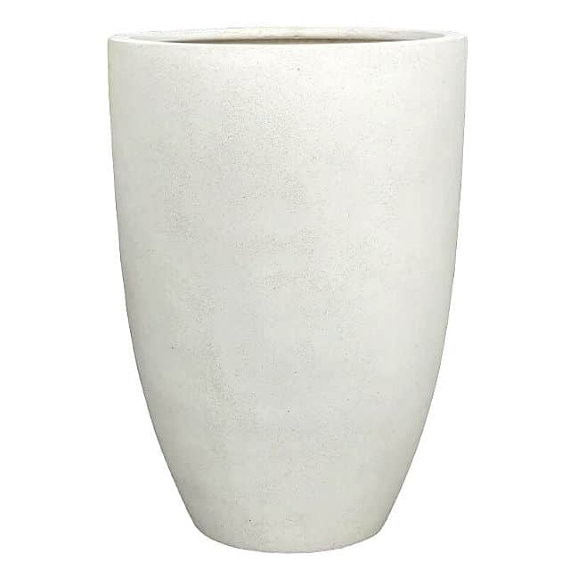 Potte TL høy poly hvit Ø50xH70cm