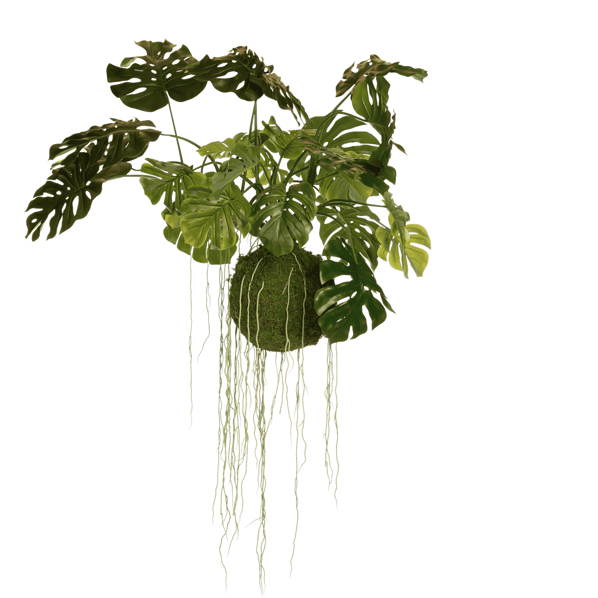 Kunstig monstera kule