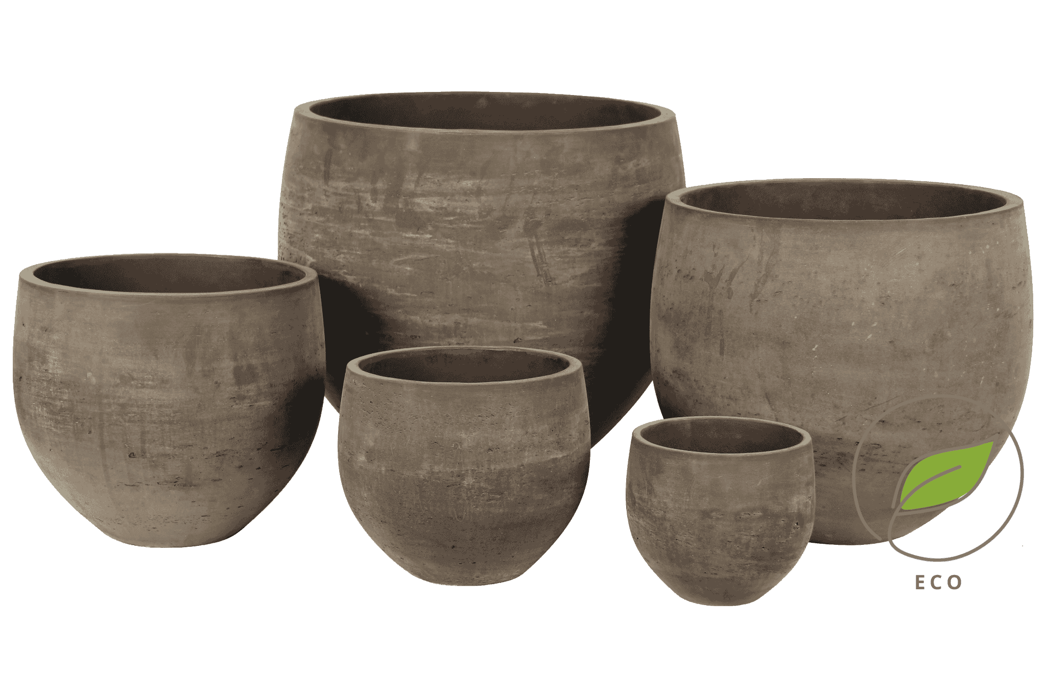 Antique brun potte