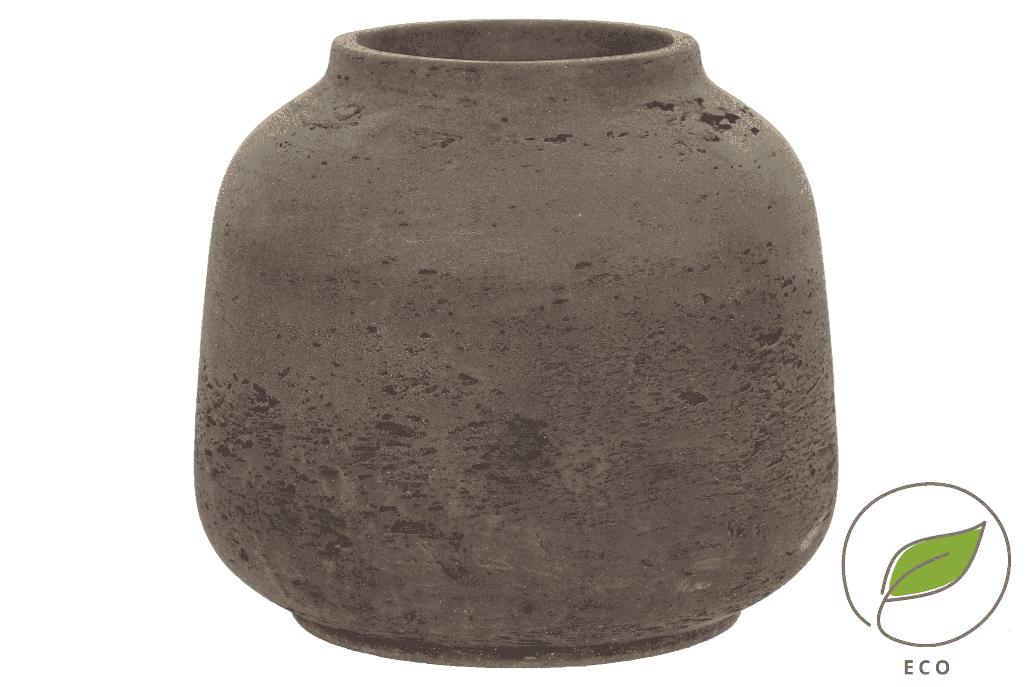 Liten brun vase