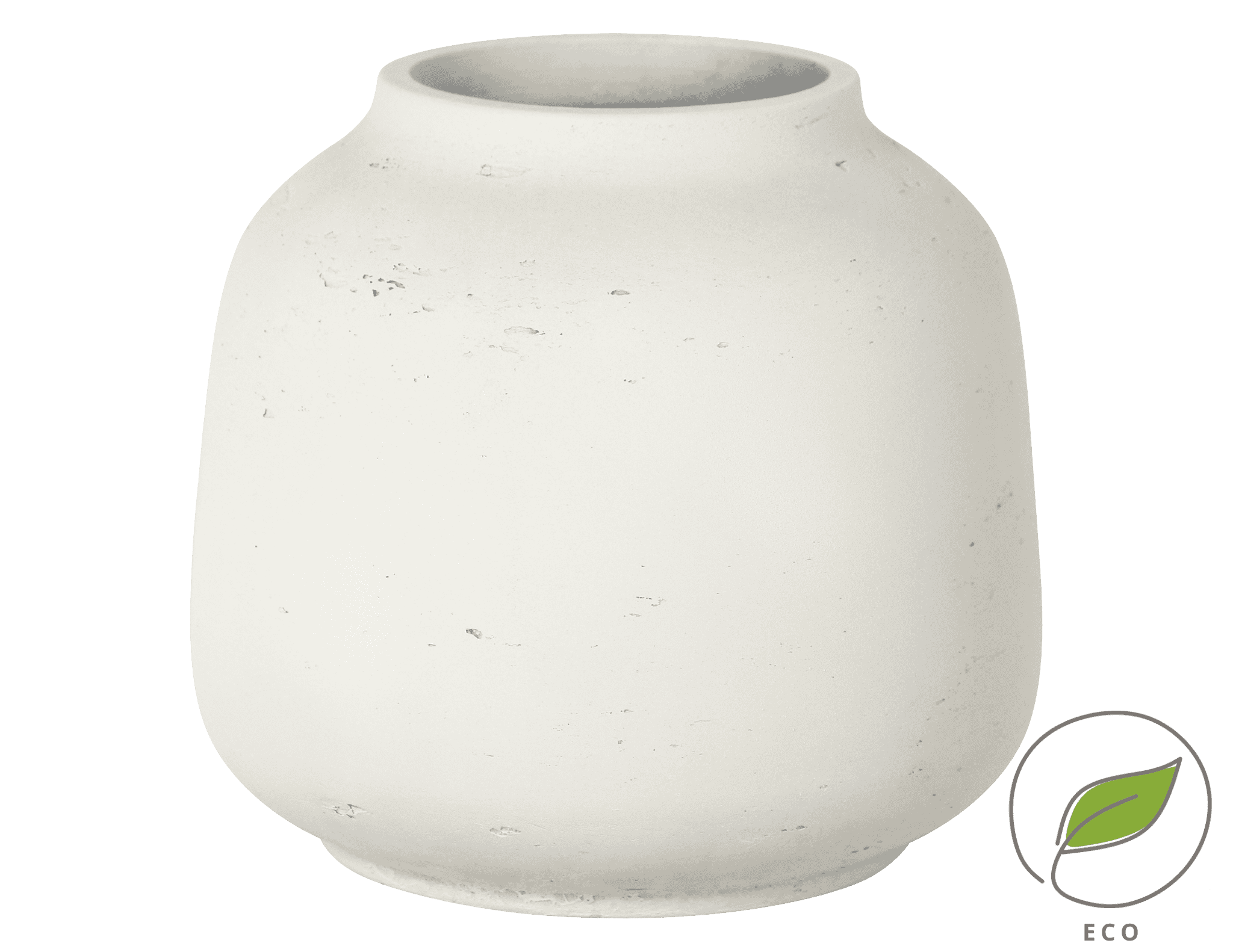Liten hvit vase