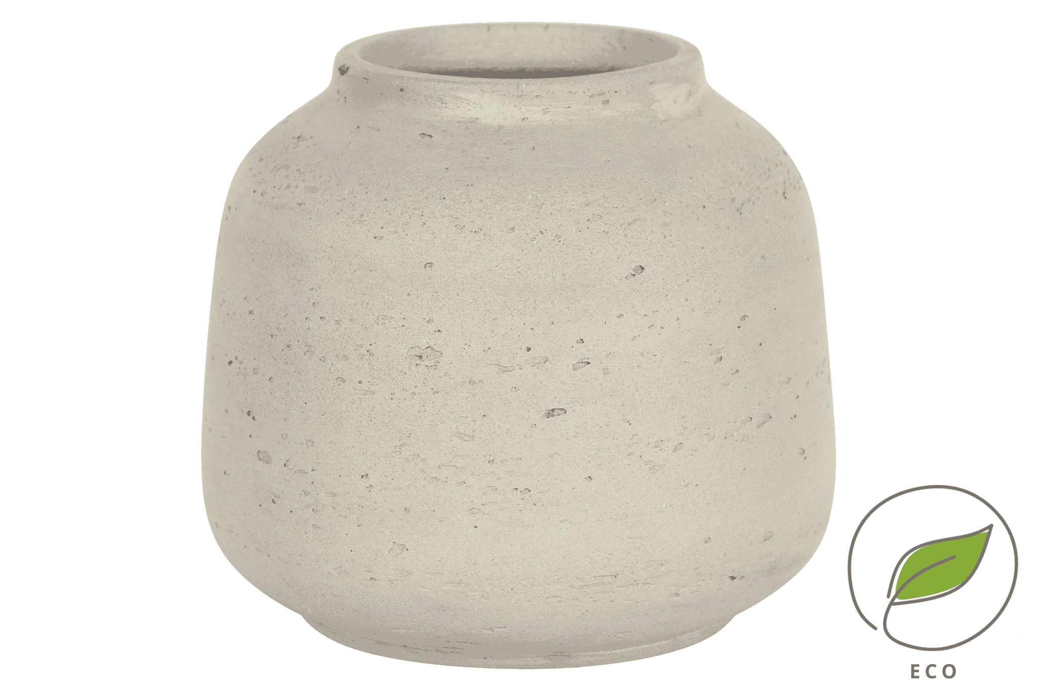 Liten grå vase