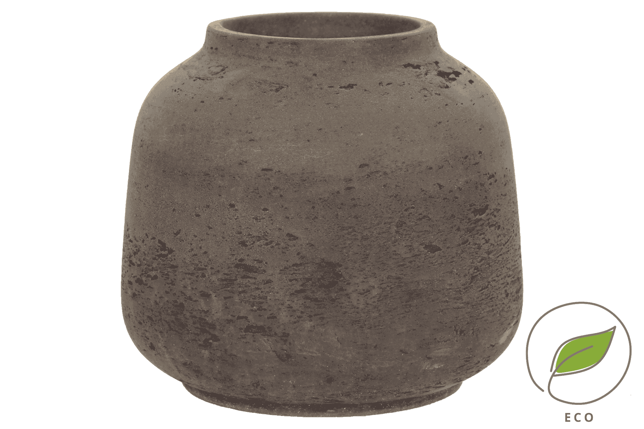 Liten brun vase