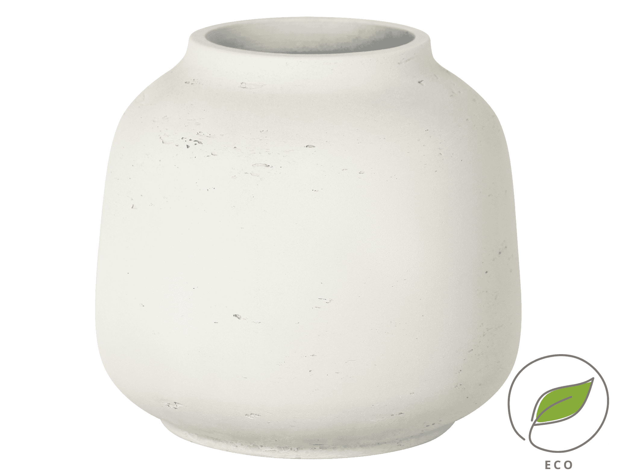Liten hvit vase