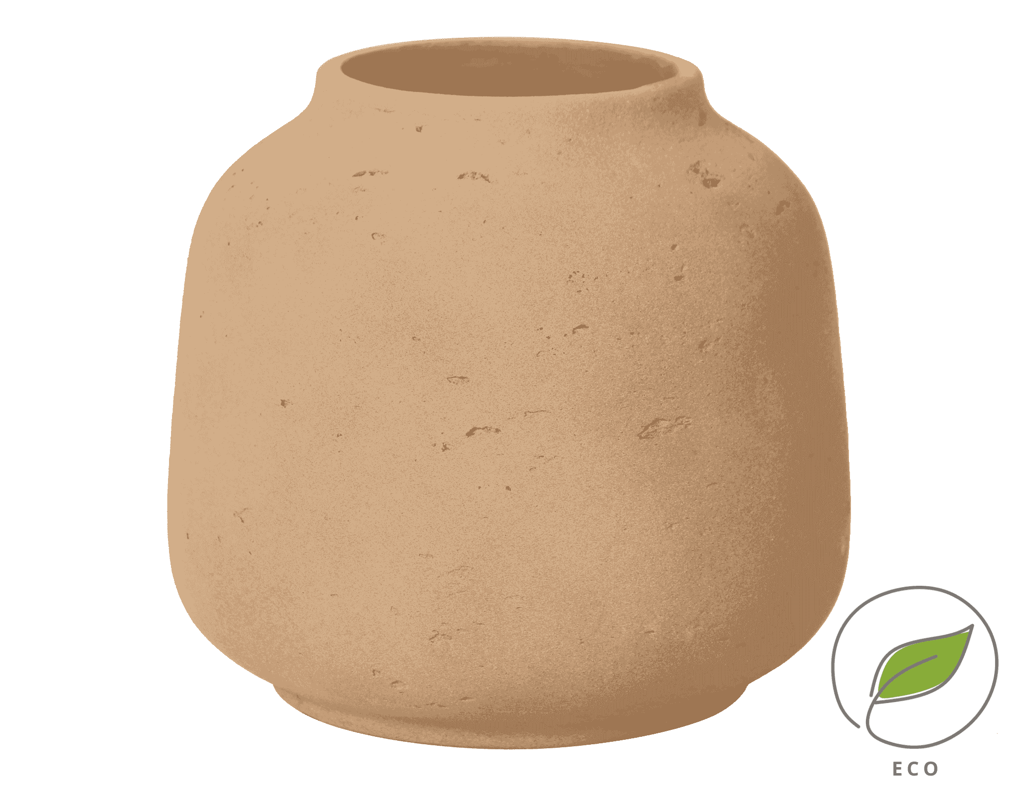 Liten lys rød vase