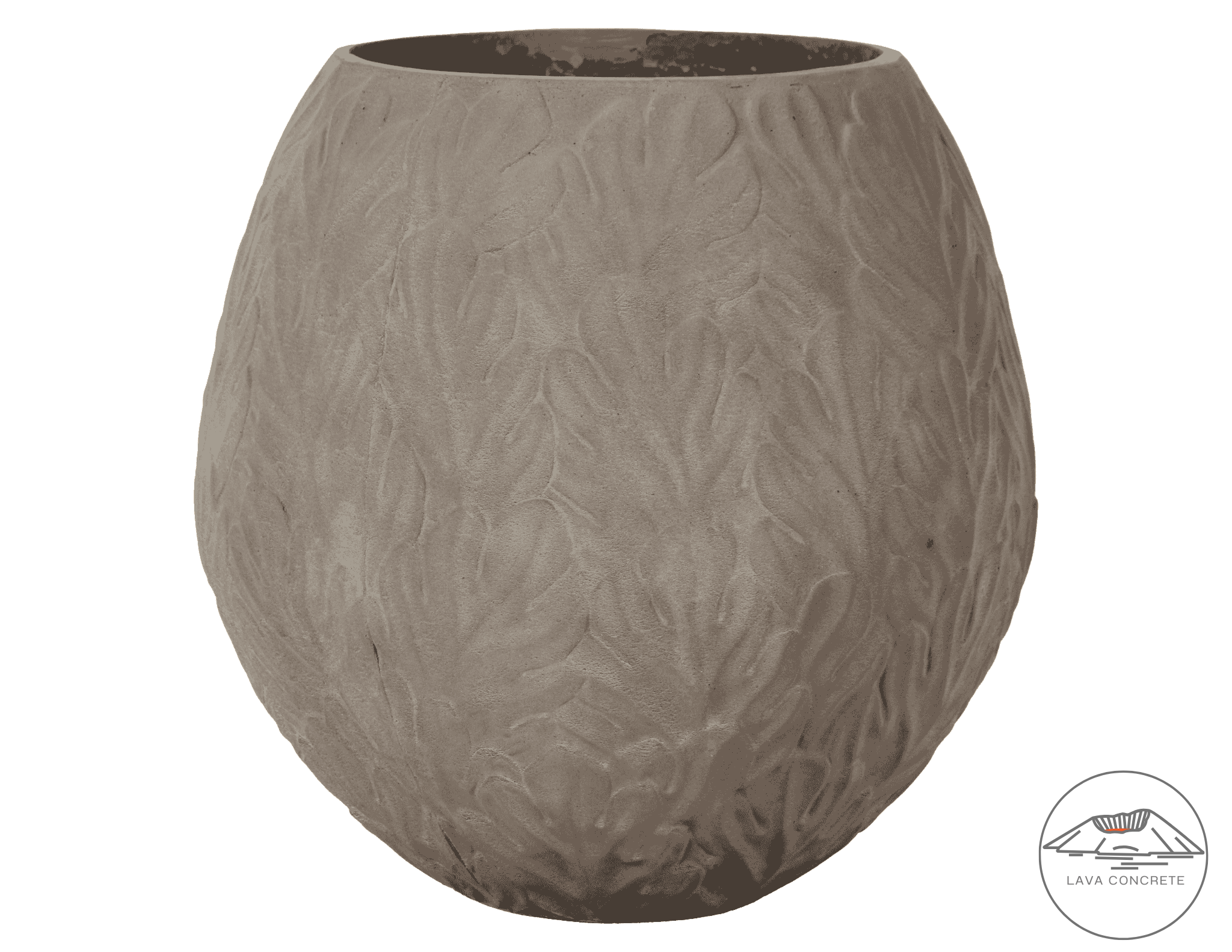 Lys brun potte lava concrete