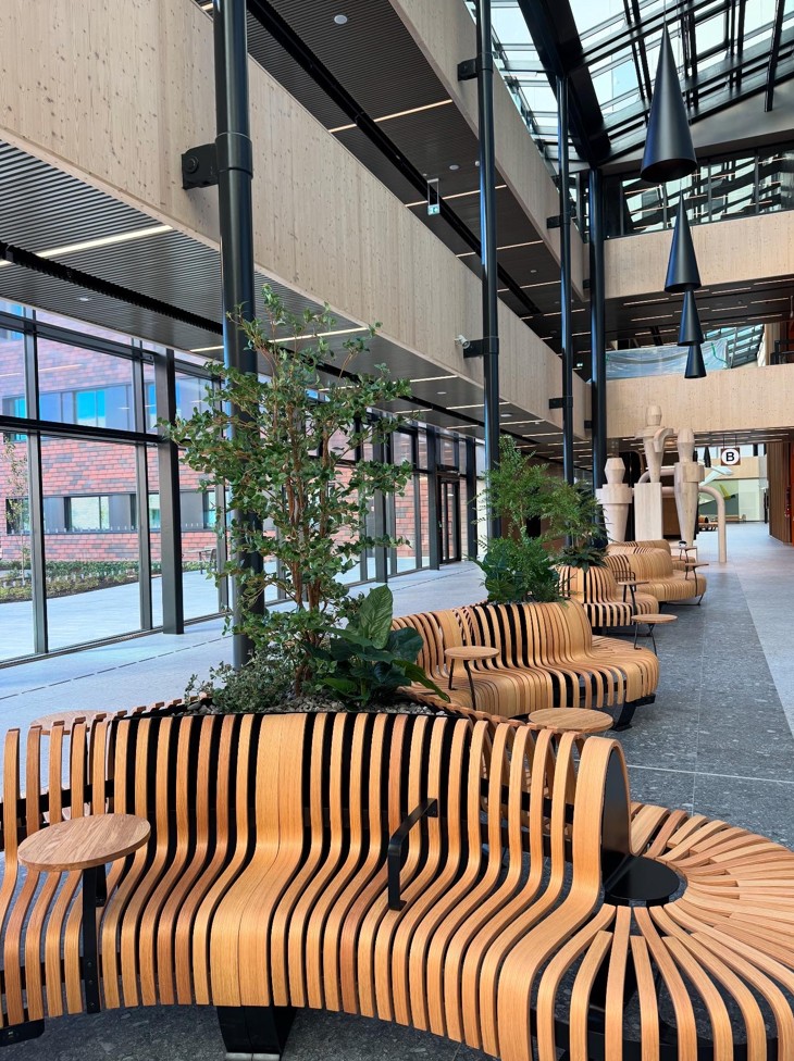Kunstige planter ventesone resepsjon sykehus