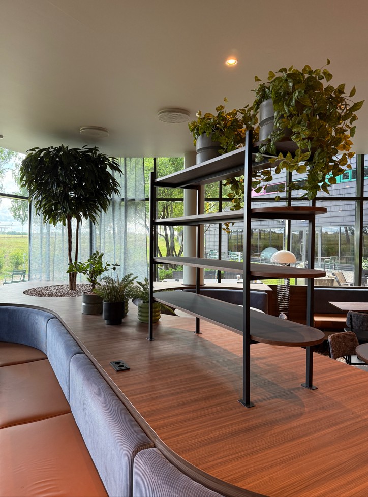 Kunstige planter hotell, resepsjon, restaurant