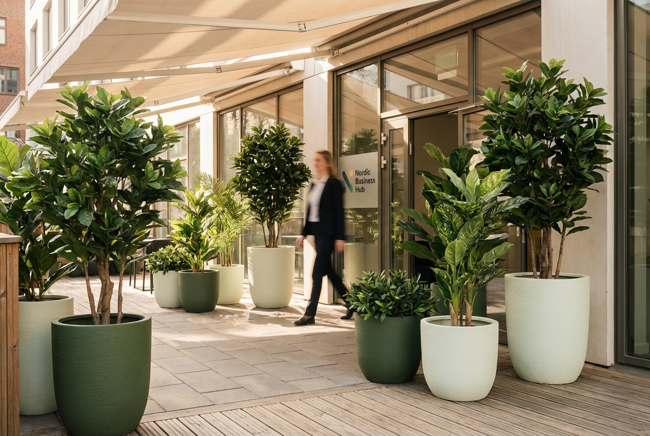 Featured image for Kunstige uteplanter: bruk og vedlikehold