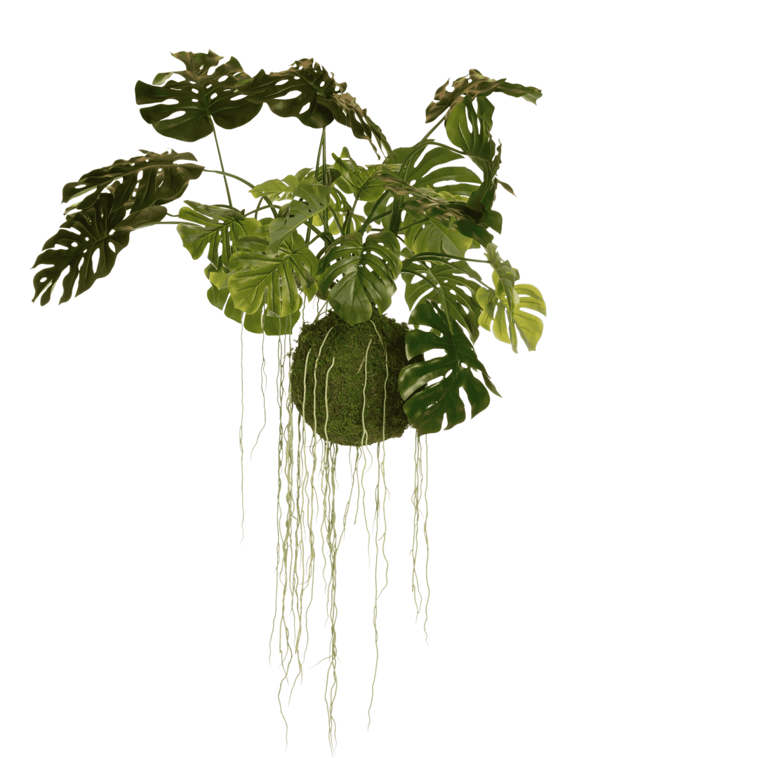 Kunstig monstera kule