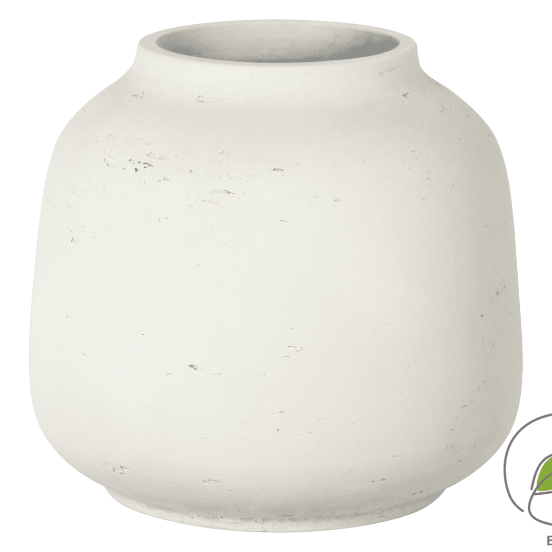 Liten hvit vase