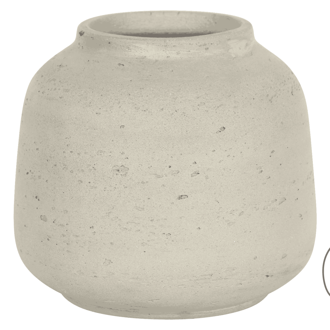 Liten grå vase