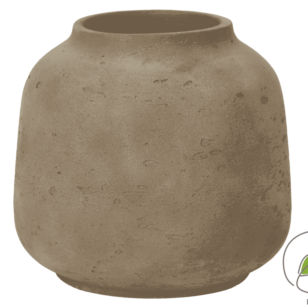 Liten brun vase