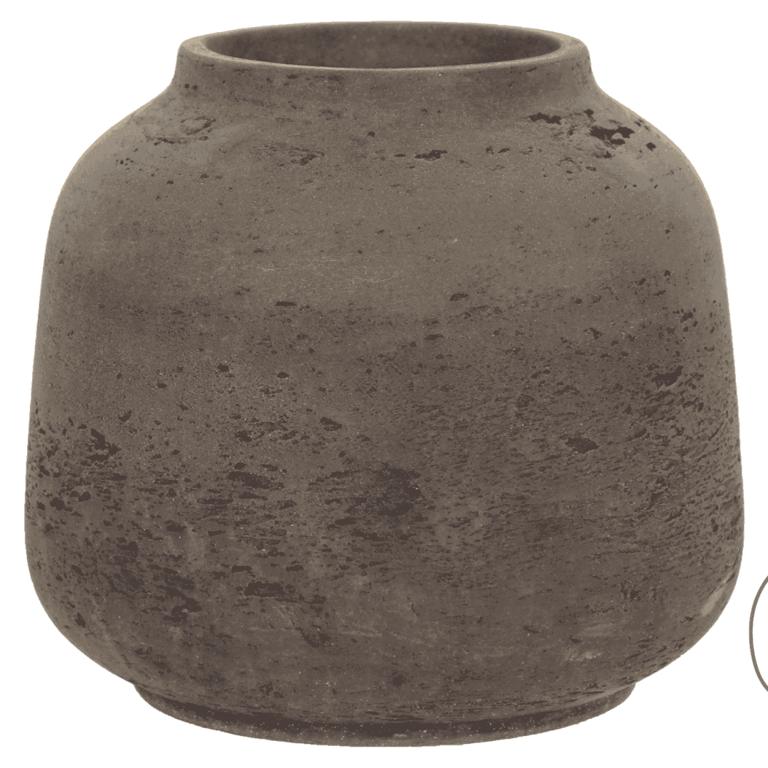Liten brun vase