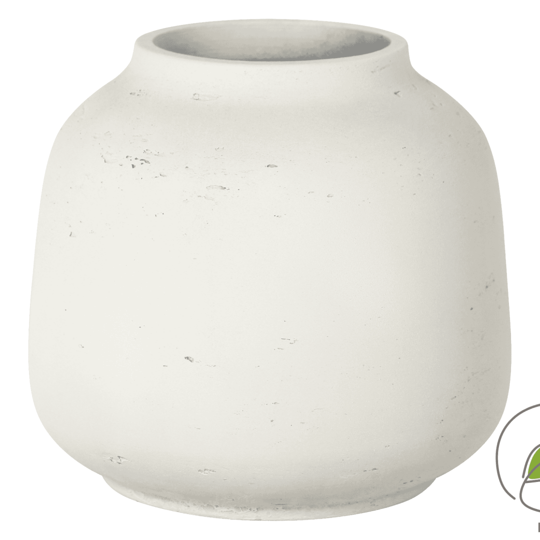 Liten hvit vase