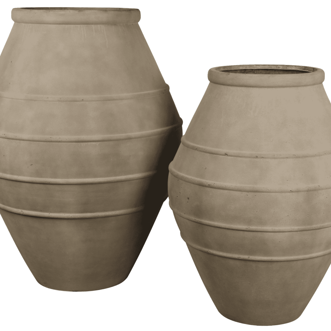 Lys brun potte lava concrete