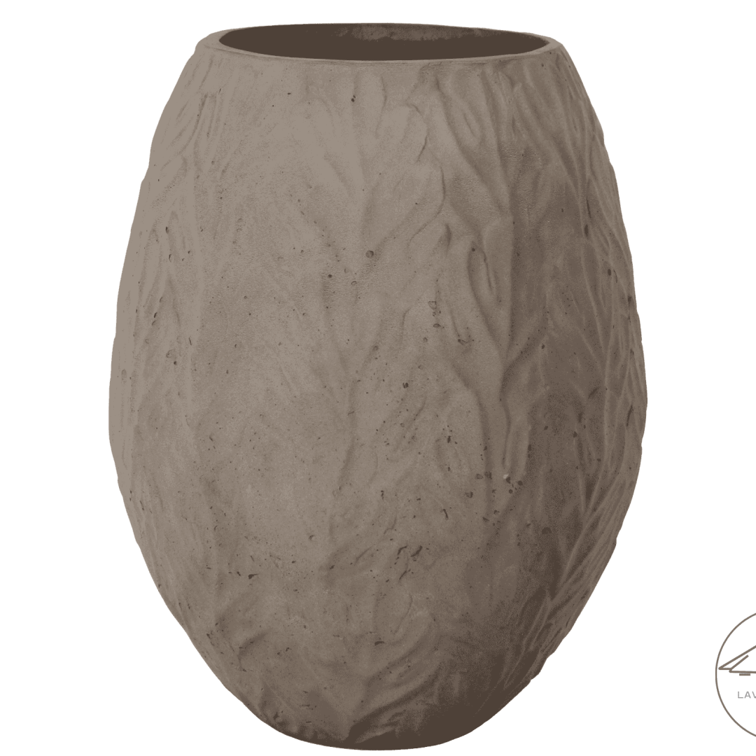 Lys brun potte lava concrete