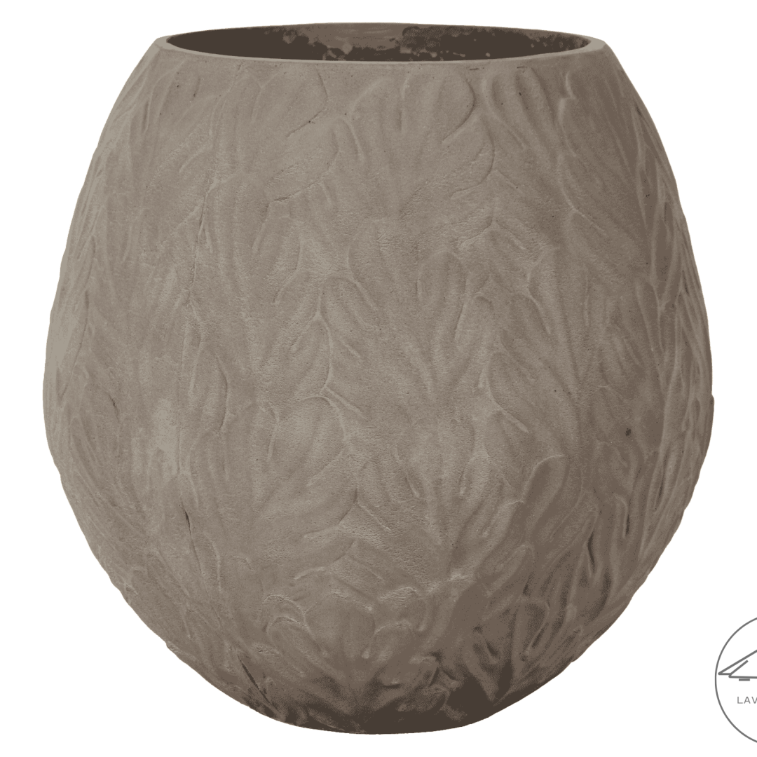 Lys brun potte lava concrete