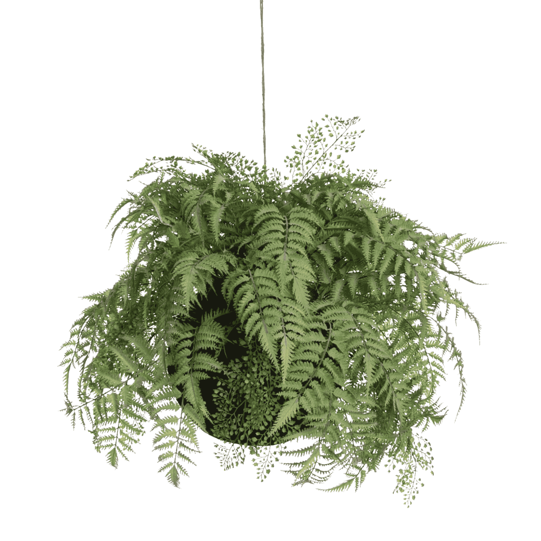 Kunstig hengplante ball