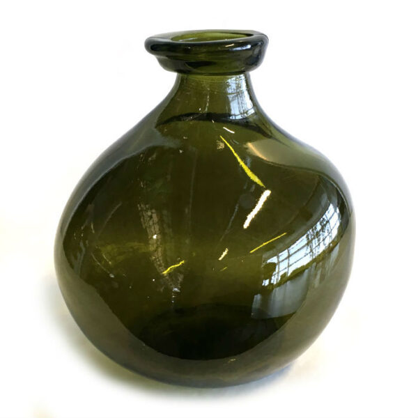 Glassvase oliven H18cm
