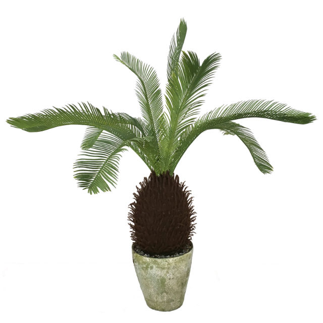 Kunstig palme ananas H130cm m/potte