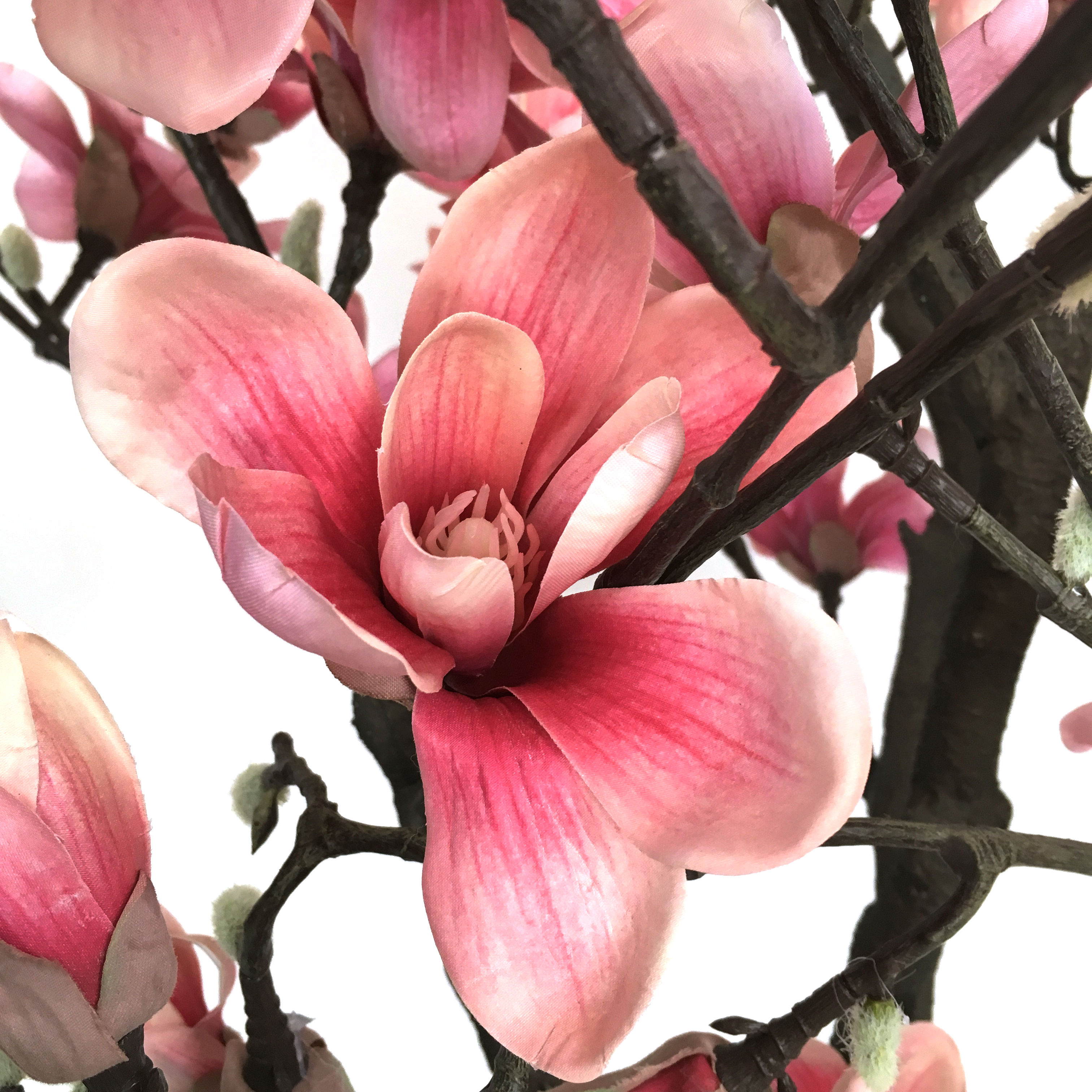 Kunstig magnoliatre cerise H210cm
