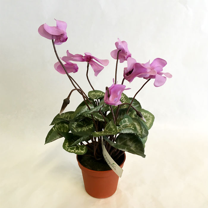 Kunstig alpefiol mini lilla/rosa 26cm *SALG