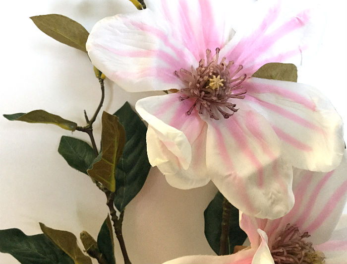 Kunstig magnolia prakt gren lysrosa 90cm *SALG