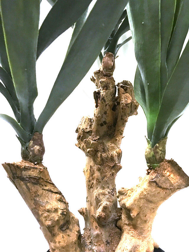 Kunstig yucca spiky grønn H115cm