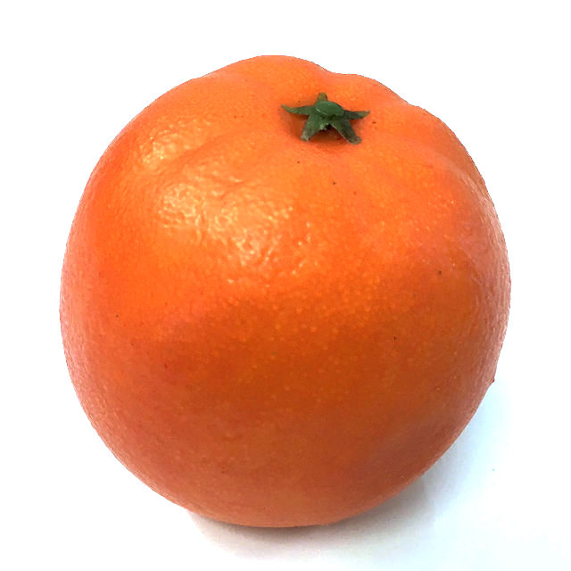 Kunstig appelsin orange 8cm *SALG