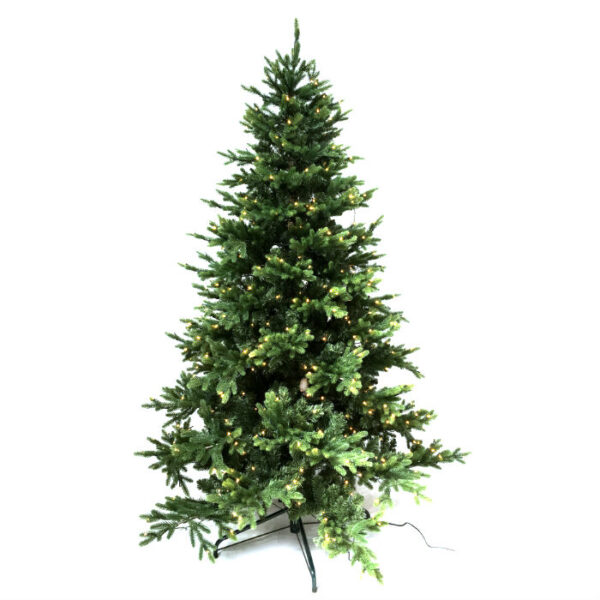 Kunstig juletre Geneva Spruce H195cm m/lys ute/inne