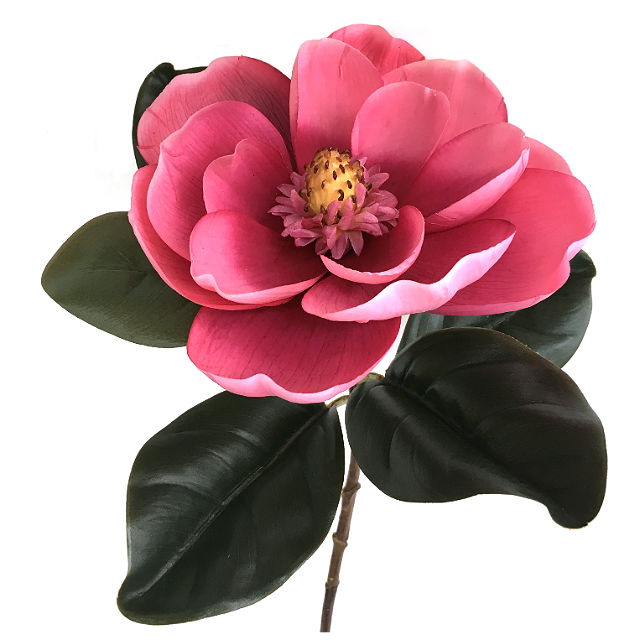 Kunstig magnolia gigant rosa Ø23x78cm