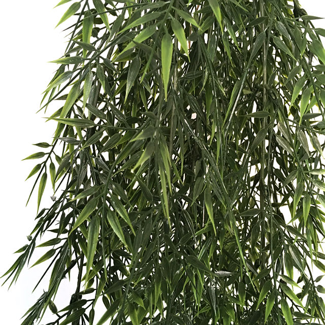Kunstig bamboo hengeplante L90cm u/potte