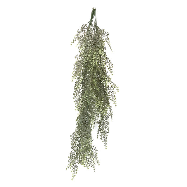 Kunstig slør delicious hengeplante støvgrønn L90cm u/potte