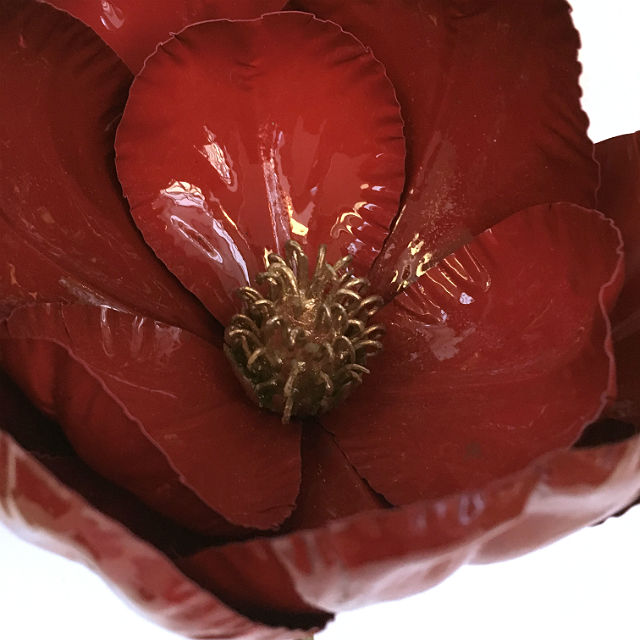 Kunstig magnolia porselen rød 60cm*SALG -50%