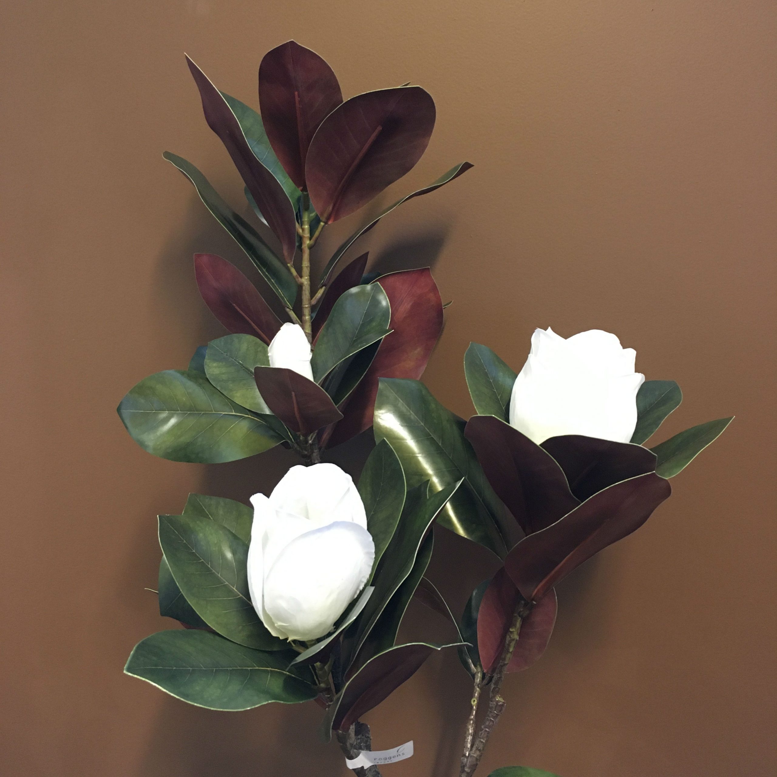 Kunstig magnoliatre Sunniva hvit H120cm