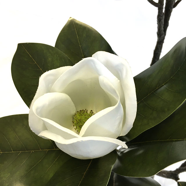 Kunstig magnoliatre Sunniva hvit H120cm