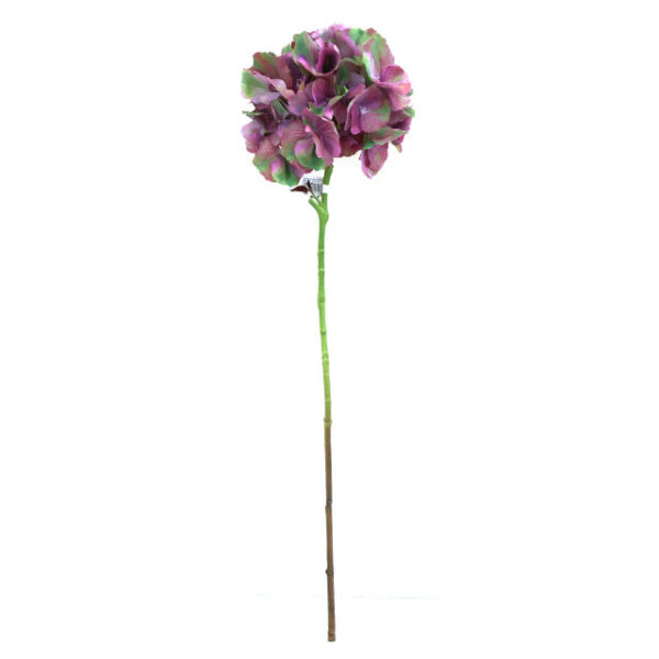 Kunstig hortensia lux psykedelisk lilla 90cm