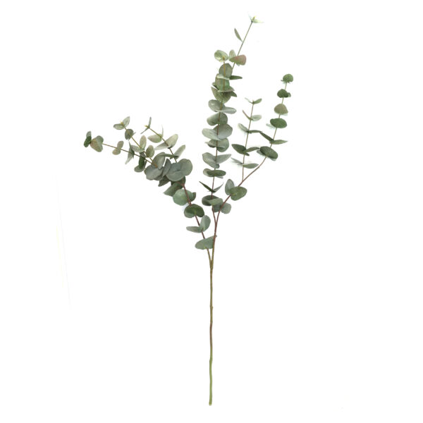 Kunstig eucalyptus gren støvgrønn 100cm