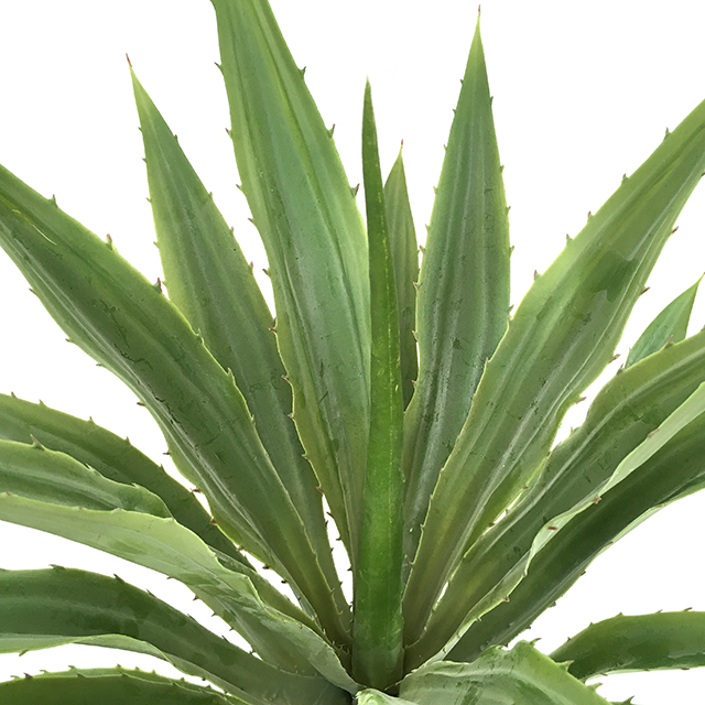 Kunstig aloehola plante grønn H70cm