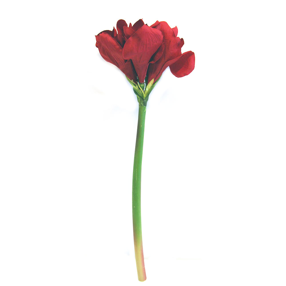 Kunstig amaryllis rød 69cm*SALG -50%