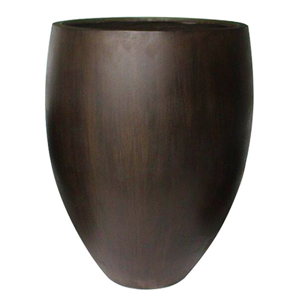 Potte cone sjokko ficonstone brunsort Ø67xH85cm