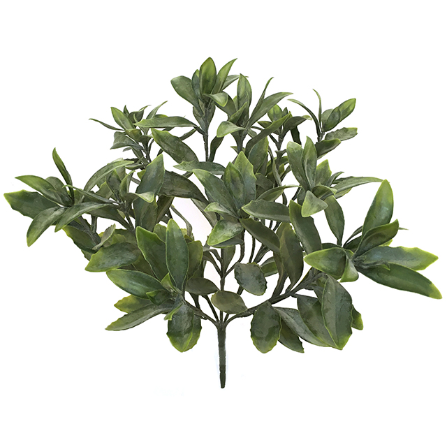 Kunstig laurbær plante støvgrønn H40cm u/potte