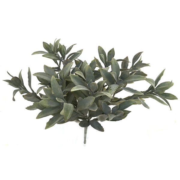 Kunstig laurbær plante støvgrå H40cm u/potte